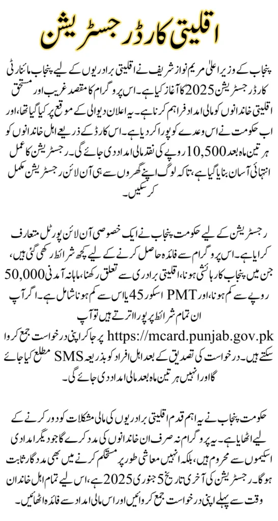 Punjab Minority Card Registration 2025: Step-by-Step Guide to Apply Online for 10500 Stipend