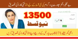 8171 Web Portal CNIC Confirmation For July 2025 Payment