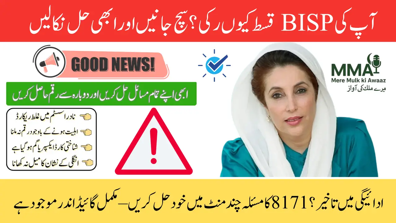 8171 BISP Payment Issues 2025 Complete Fix Guide – Check Delayed Status and Resolve Problems Online