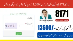 8171 Portal Check BISP 13500 Stipend Real Time Status CNIC Eligibility and Instant Withdrawal Info