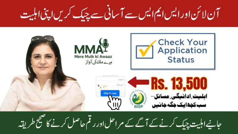 BISP Eligibility Check Online and SMS Full August 2025 Method for All Women