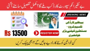 BISP New Card Distribution Details, When and Who Will Given Cards