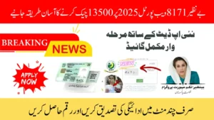8171 Web Portal 2025 Check Online 13500 Step by Step Guide to Receive Payment