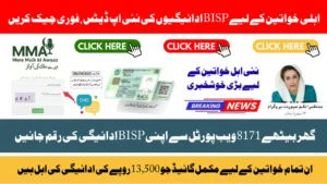 BISP 8171 Web Portal August 2025 Hidden Updates Payment Guide for Eligible Women