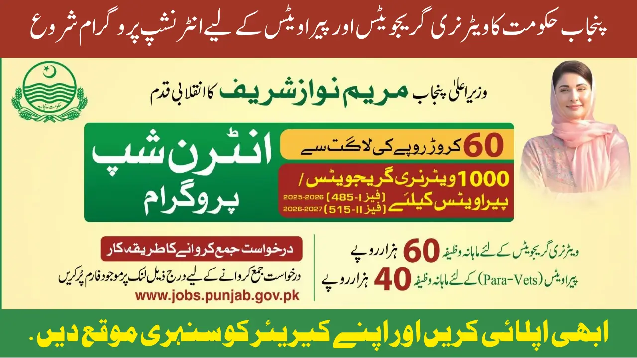 Today CM Punjab Launch Veterinary Graduates & Para Vets Internship Program for DVM and LAD Students Know Whole Details